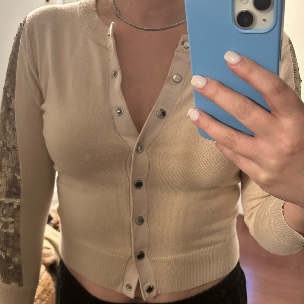 Beige cardigan